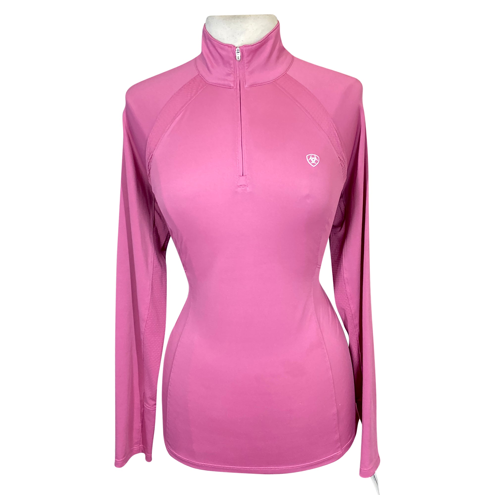 Front of Ariat 'Sunstopper 2.0' Baselayer in Bubble Gum