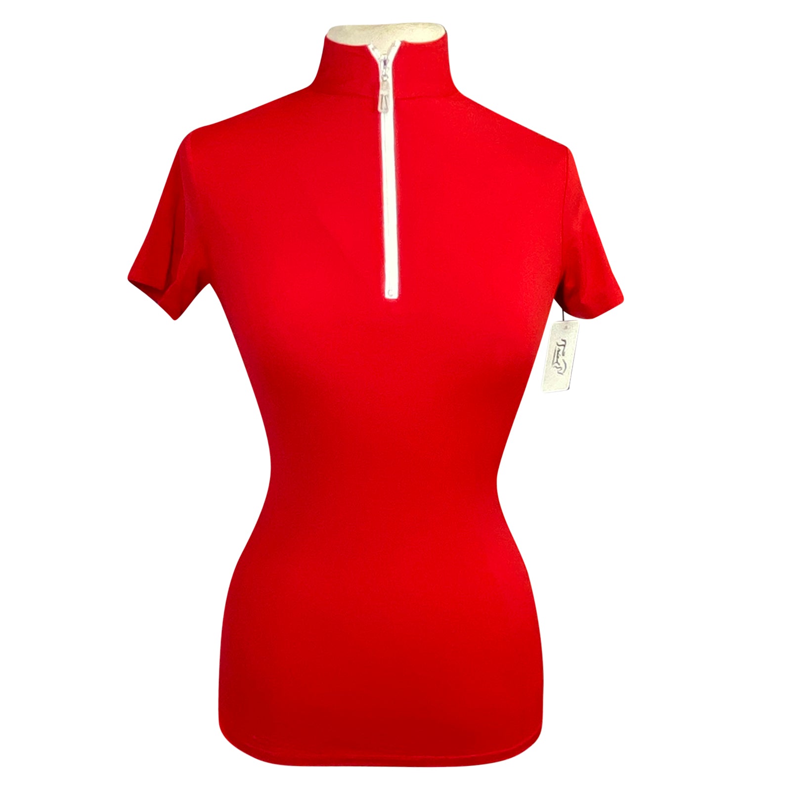Tailored Sportsman Short Sleeve Ice Fil Shirt in Cherry 