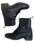 Hoof and Woof Zip Paddock Boots in Black