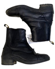Hoof and Woof Zip Paddock Boots in Black