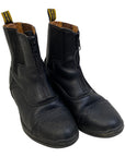 Hoof and Woof Zip Paddock Boots in Black