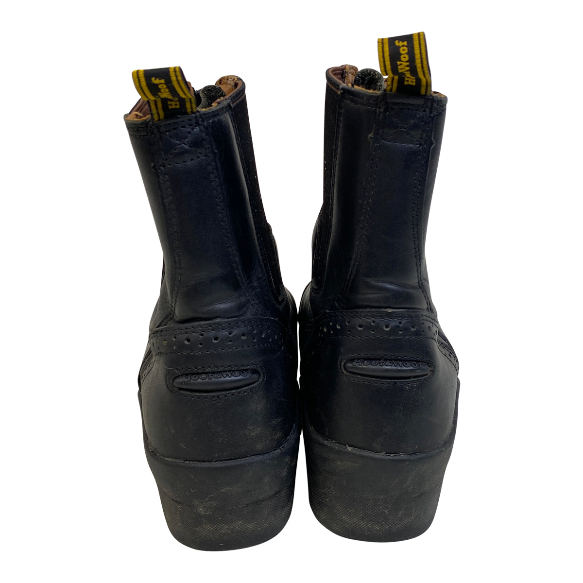 Hoof and Woof Zip Paddock Boots in Black