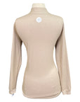 Callidae Long Sleeve Polo in Sand
