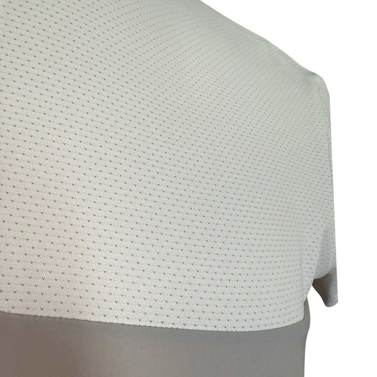 EGO7 'Mesh MC' Short Sleeve Show Shirt in Grey/White
