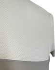 EGO7 'Mesh MC' Short Sleeve Show Shirt in Grey/White