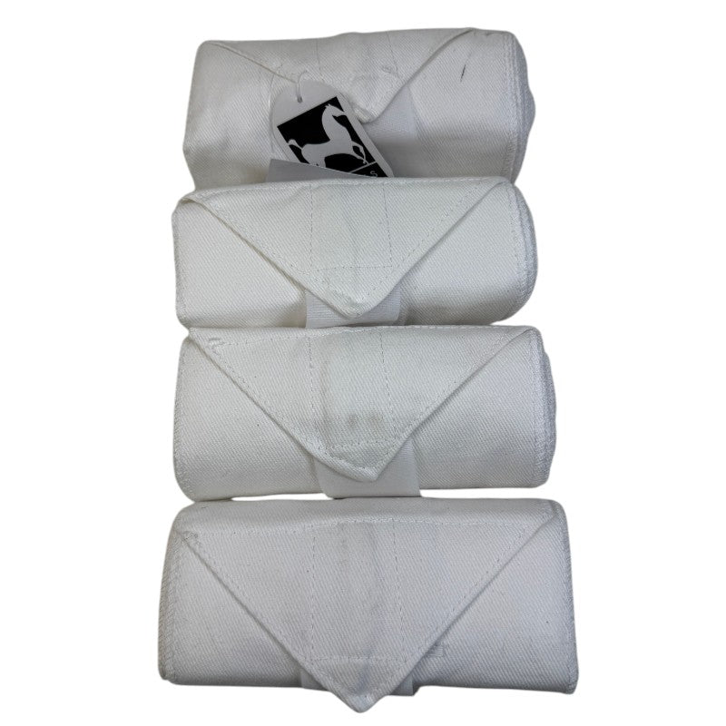 Jacks Flannel Wraps in White