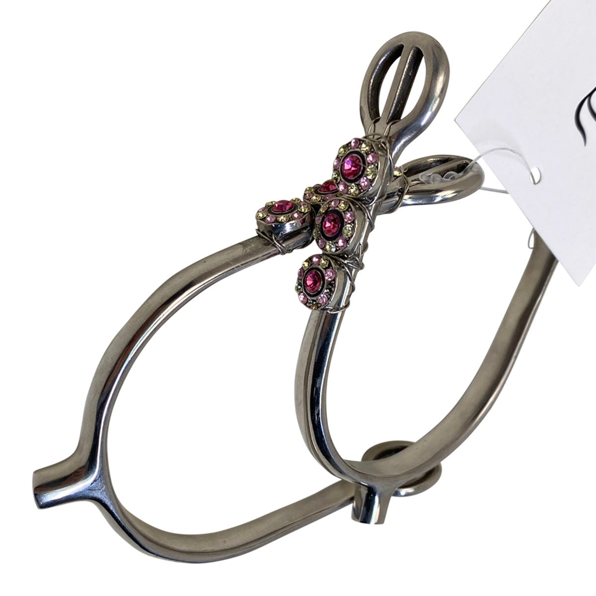 Bejeweled Knob Spurs in Stainess Steel 