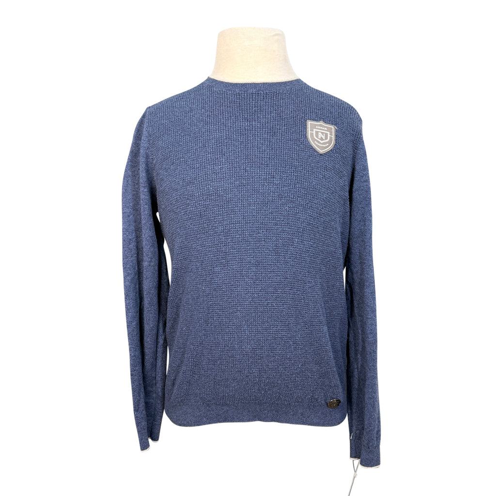Asmar Equestrian Delray Youth Crewneck Sweater in Navy