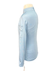 Chestnut Bay Performance Rider SkyCool® Youth Shirt in Baby Blue