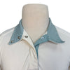 Beacon Hill Talent Yarn Show Shirt in White/Blue Chevron 