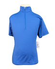 Kerrits Kids Ice Fil Lite Short Sleeve Shirt in Royal Blue