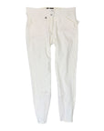 Horze 'Grand Prix' Silicone Knee Patch Breeches in White