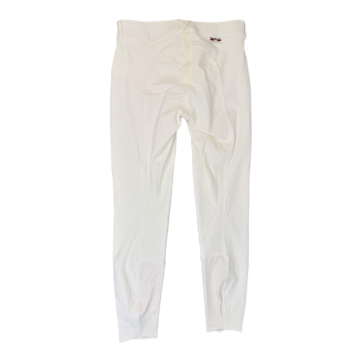 Horze 'Grand Prix' Silicone Knee Patch Breeches in White