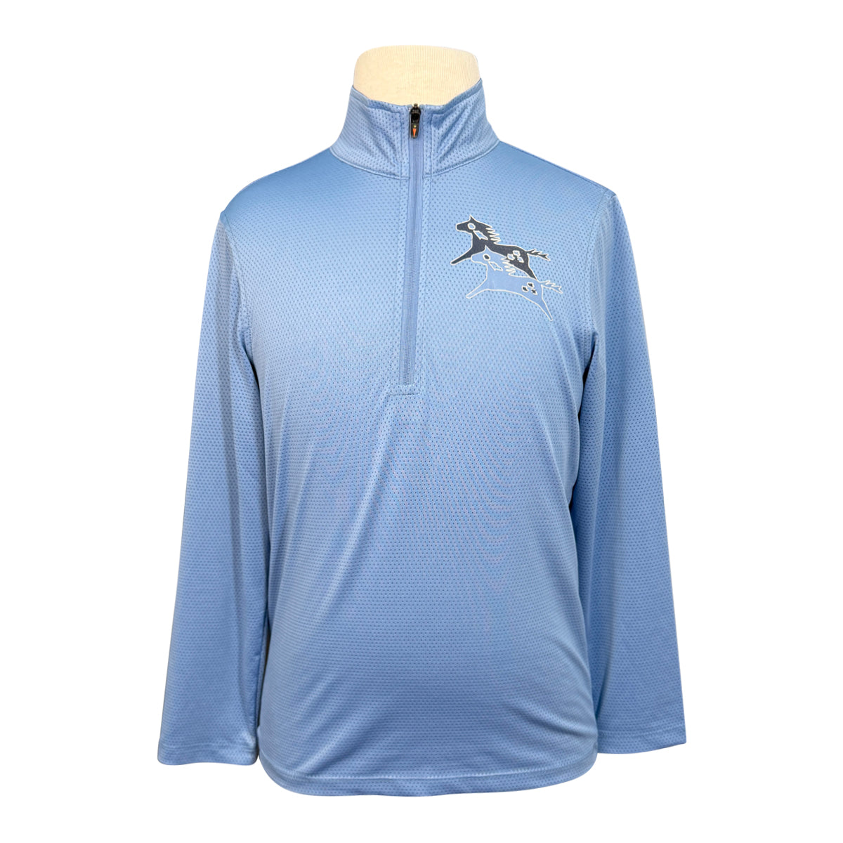 Kerrits Kids &#39;Always Cool Ice Fil&#39; Long Sleeve Shirt in Lake