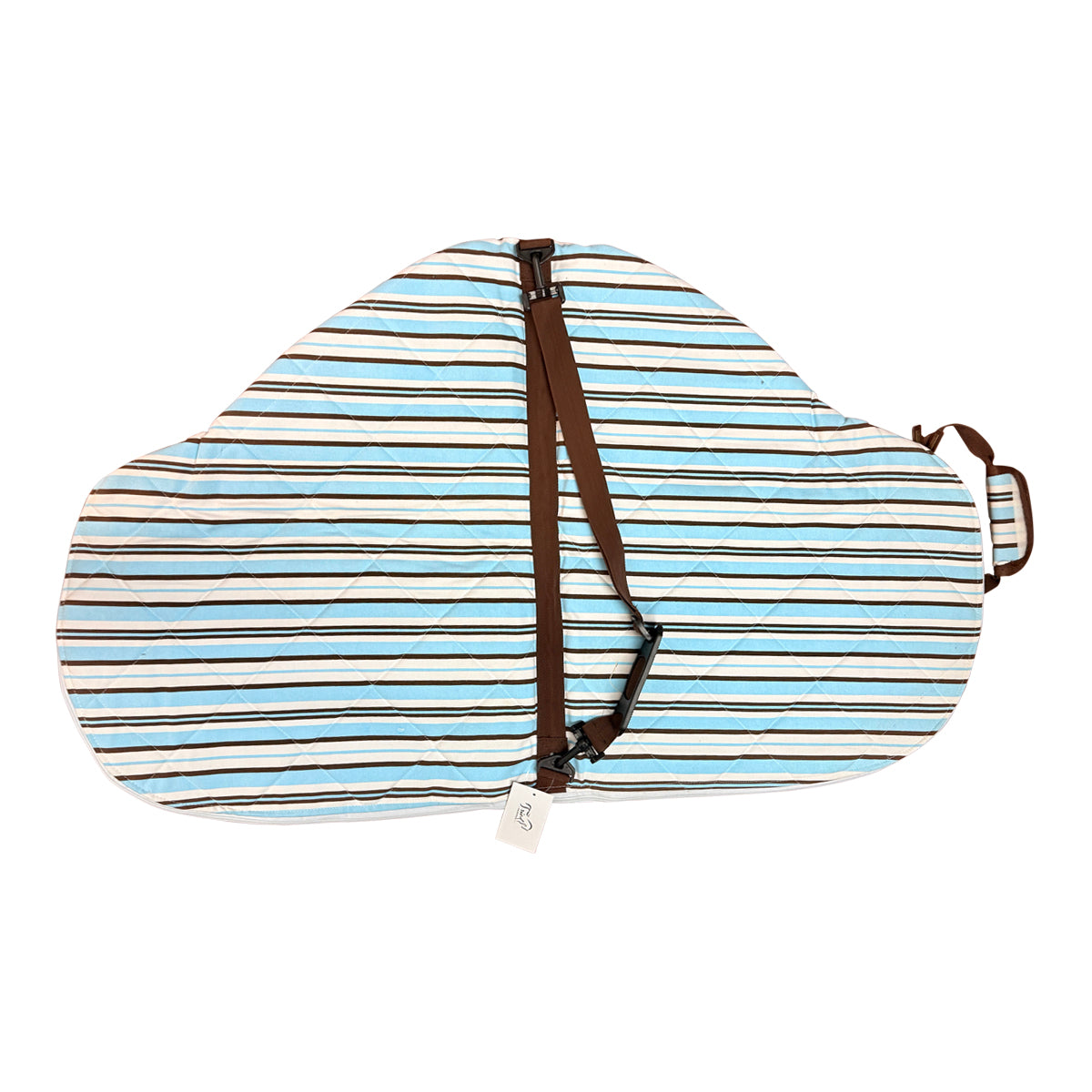 Equine Couture Travel Bag Set in Blue/White/Brown