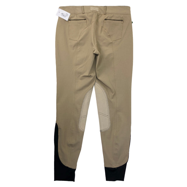Back of Dover Saddlery 'Wellesley' Breeches in Beige