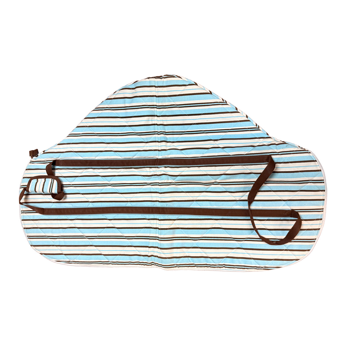 Equine Couture Travel Bag Set in Blue/White/Brown