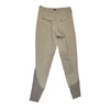 For Horses Knee Patch Breech in Tan 