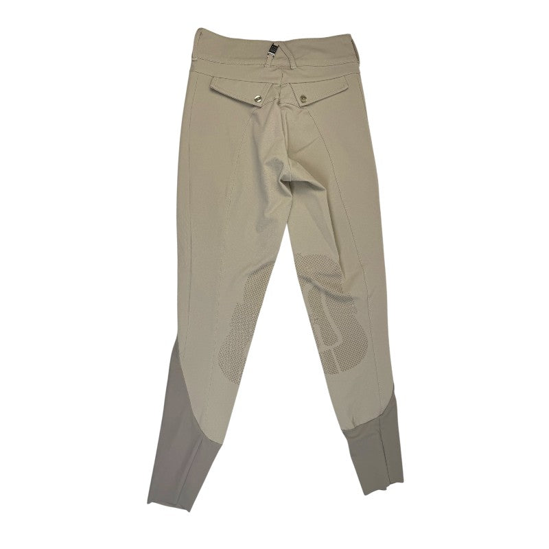 For Horses Knee Patch Breech in Tan 