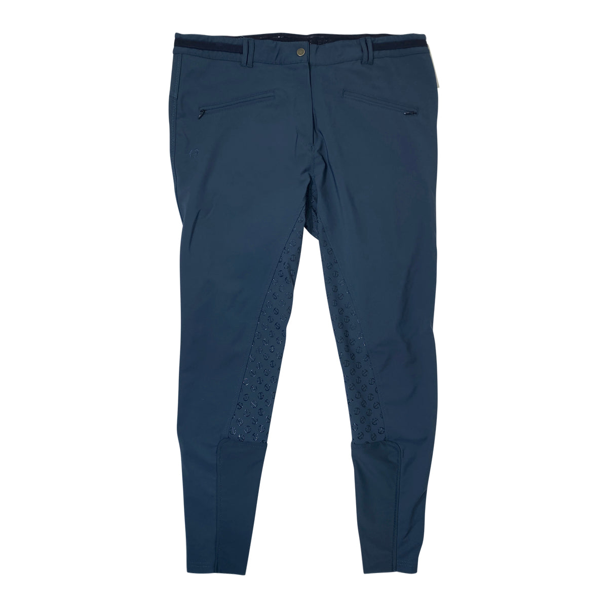 Halter Ego 'Megan' Full Seat Breeches in Foggy Blue
