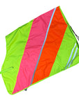 Hy Equestrian Reflector Quarter Mesh Exercise Sheet in Yellow/Pink/Orange