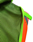 Hy Equestrian Reflector Quarter Mesh Exercise Sheet in Yellow/Pink/Orange