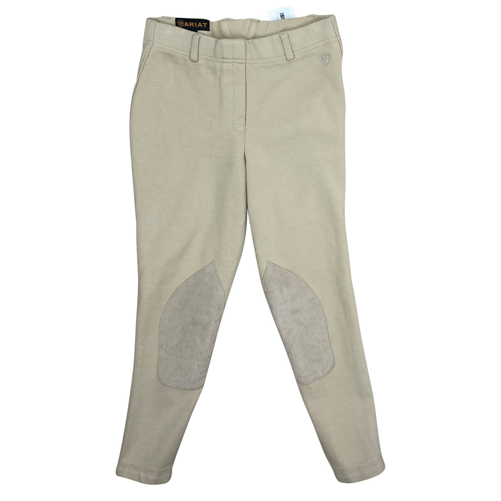 Ariat Heritage Knit Knee Patch Breech in Sand - Children's 10