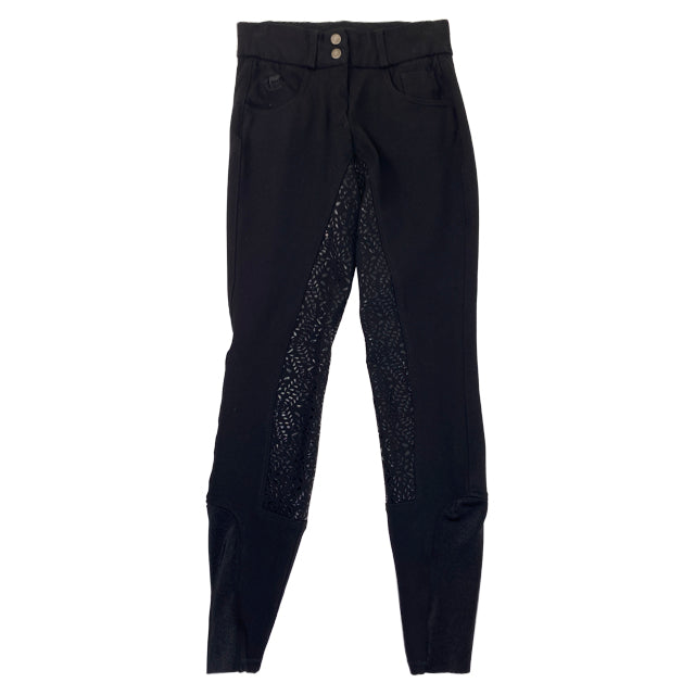 SmartPak Piper Knit Full Seat Breeches in Black