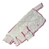 Saxon Mesh Fly Sheet With Gusset Belly Wrap And Combo Neck in White/Fuschia/Navy - 81"