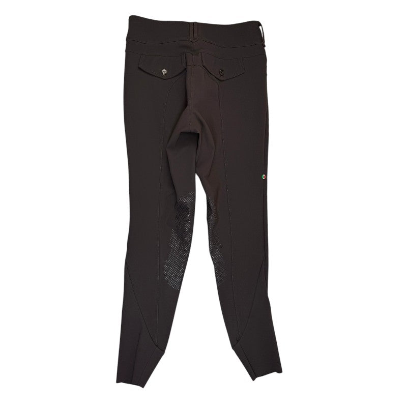 For Horses Knee Patch Breech in Coffee
