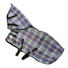 Kensington Protective Fly Sheet and Neck Cover in Lavender/Mint Plaid