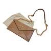 Tucker Tweed Equestrian 'Cor De Star' Clutch in Tan Snakeskin
