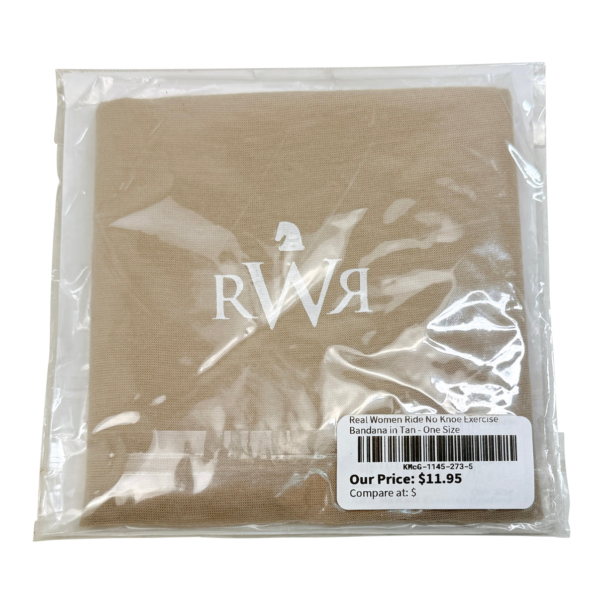 Real Women Ride No Knoe Exercise Bandana in Tan - One Size