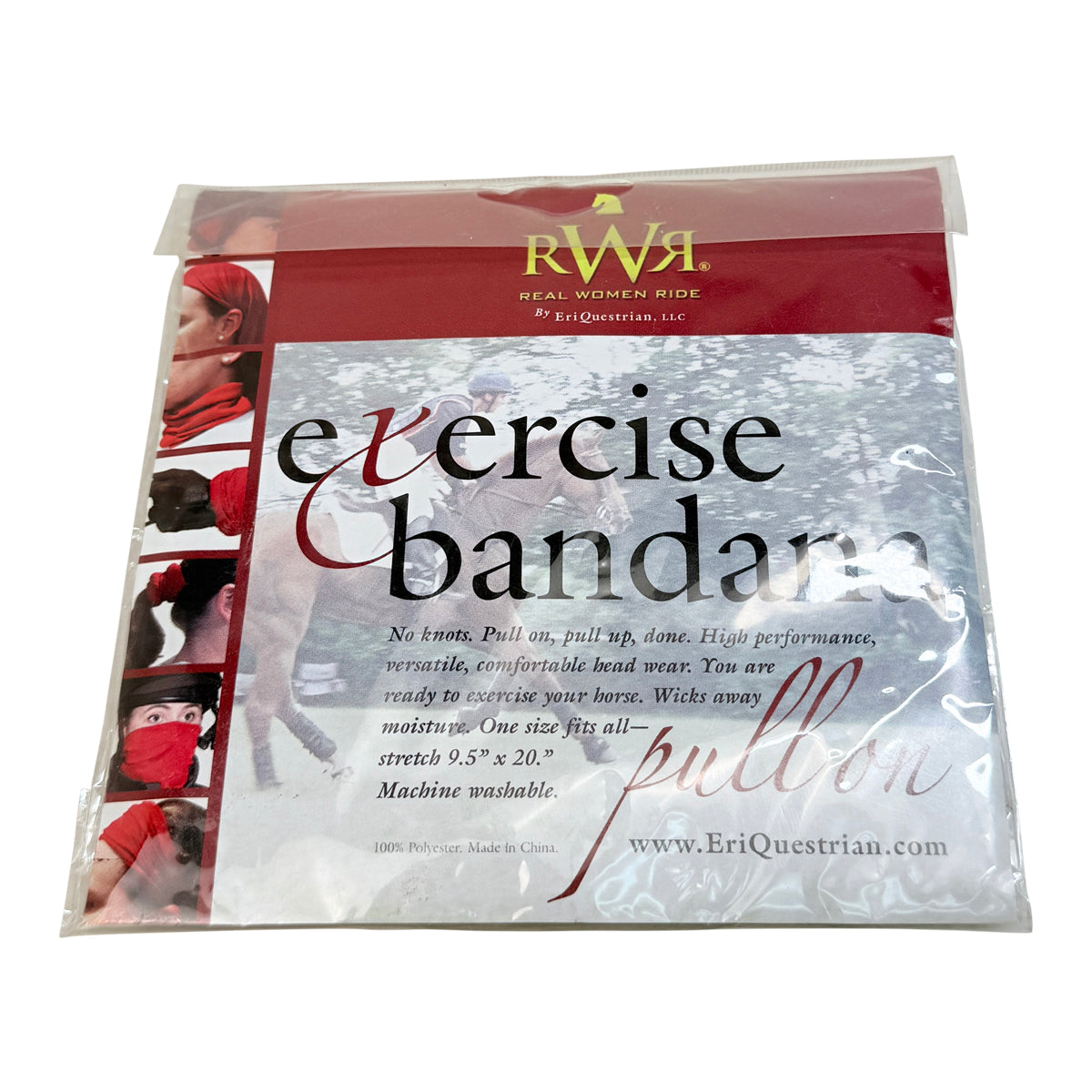 Real Women Ride No Knoe Exercise Bandana in Tan - One Size