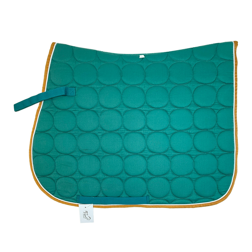 Roma Ecole Circle Quilt AP Pad in Perry Teal
