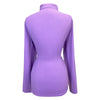 Dover Saddlery 'CoolBlast 100' Long Sleeve Shirt in Violet - Women's Medium