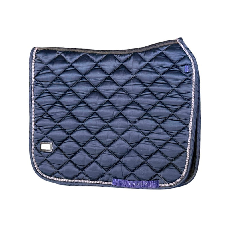 Fager Dressage Pad  in Navy