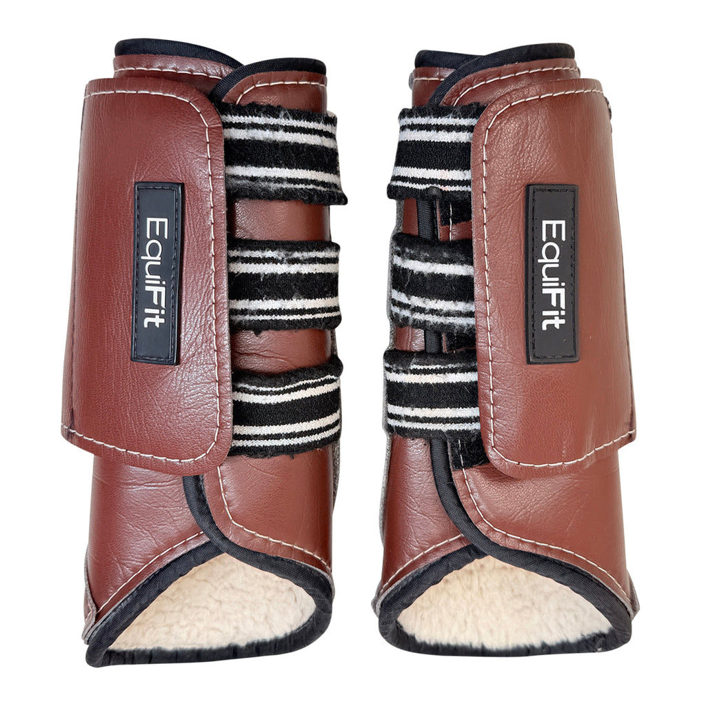 Equifit SheepsWool MultiTeq Front Boots in Brown
