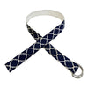 Ellany Slip Belt in Navy/White  - Women's Small