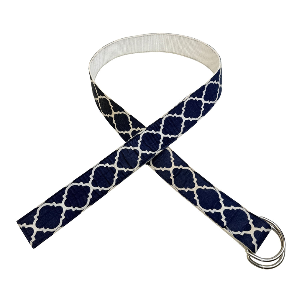 Ellany Slip Belt in Navy/White  - Women's Small