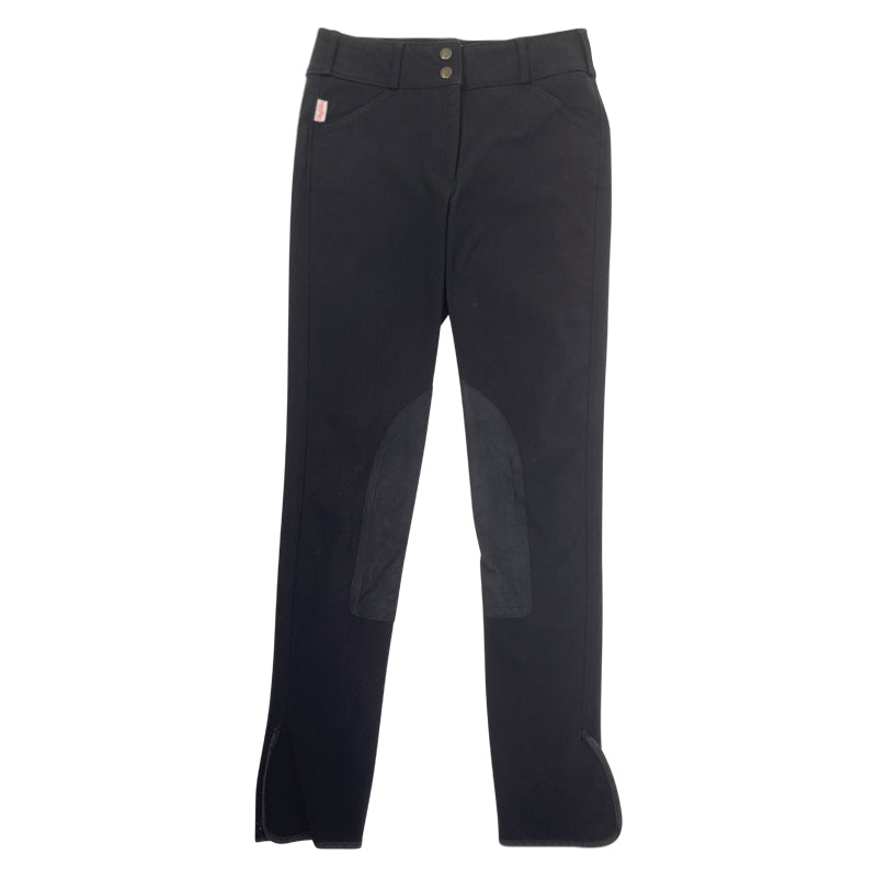 Front of Tailored Sportsman &#39;Trophy Hunter&#39; Breeches in Black