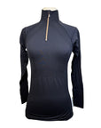 Anique Signature Shirt in Black Swan - Women's Small