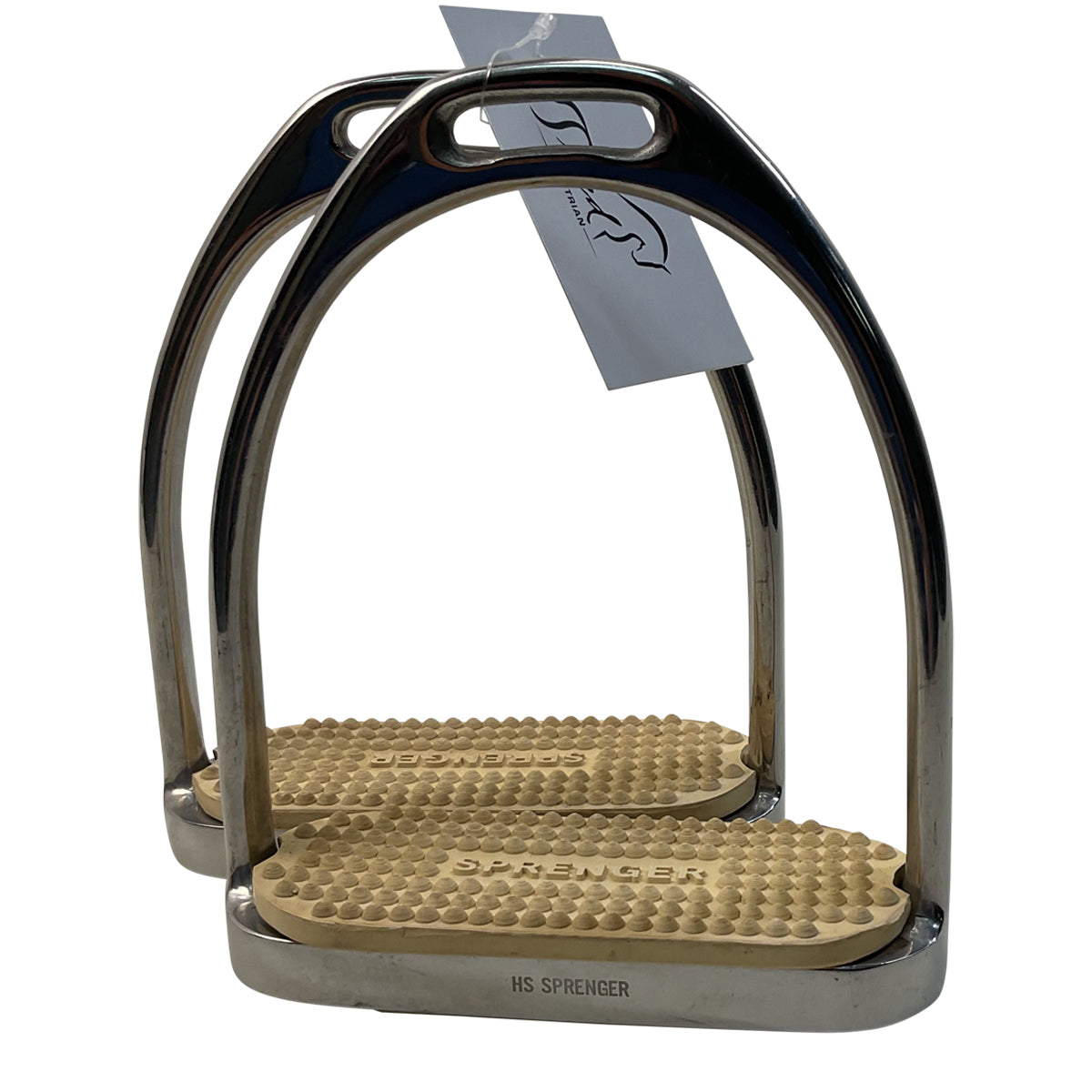 Herm Sprenger Fillis Stirrup Irons in Stainless Steel 