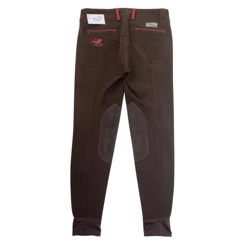 Back of SmartPak 'Piper' Breeches in Mink/Brick