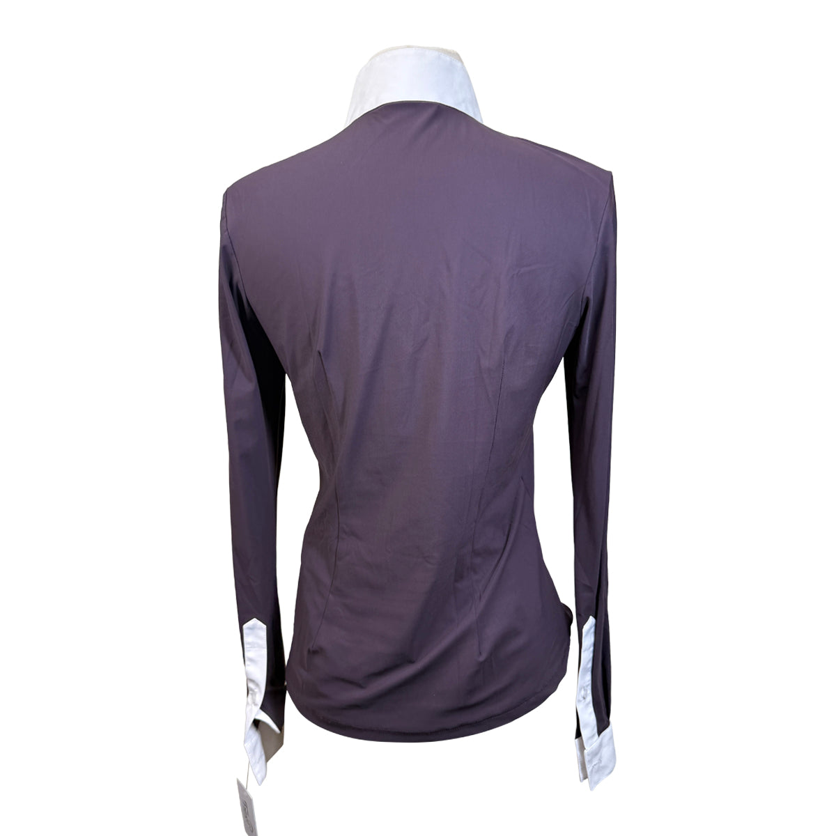 Cavalleria Toscana Bib Show Shirt in Plum