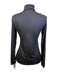 For Horses 'Gioconda' Long Sleeve Schooling Shirt in Black
