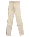 Back of AA Platinum Summer Silicone Breeches in White