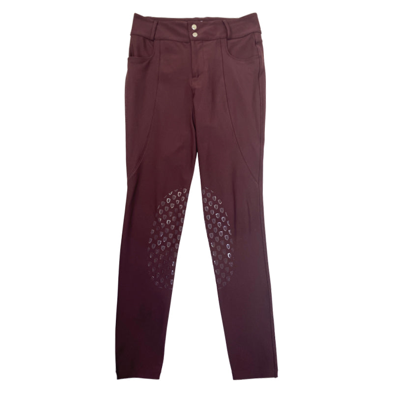 Willow Equestrian 'Training' Breeches in Bordeaux