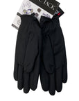 Haukeschmidt Touch of Magic Fleece Lined Gloves in Black/Silver Studs - Women's 8.5
