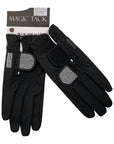 Haukeschmidt Touch of Magic Fleece Lined Gloves in Black/Silver Shimmer